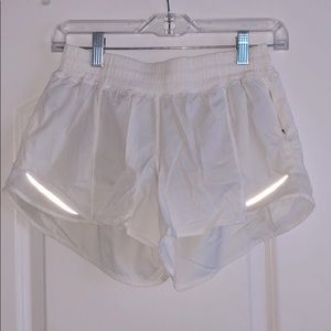 Lulu Lemon white athletic shorts